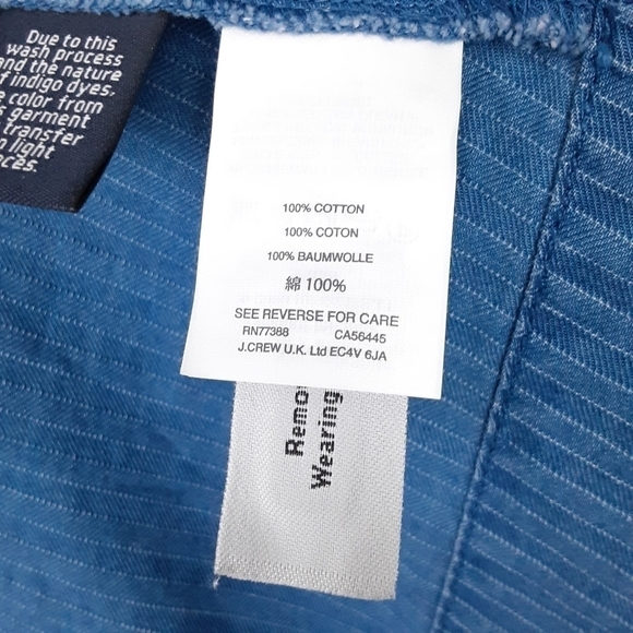 J. Crew Chambray Blouse Size XS - Picture 7 of 10